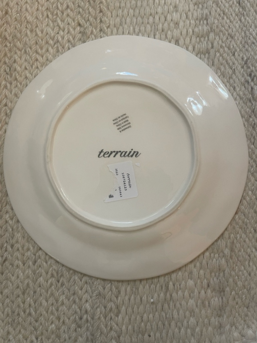 Bunny Toil Side Plate by Terrain from Anthropologie - Picture 3 of 8
